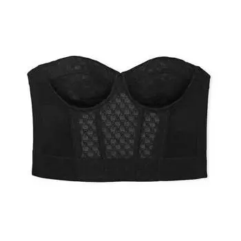 Корсет Victoria's Secret Very Sexy Archives Monogram, черный