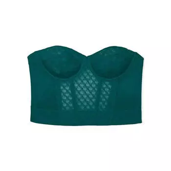 Корсет Victoria's Secret Very Sexy Archives Monogram, темно-зеленый
