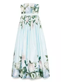 Корсетное платье из тафты NISSA, синий