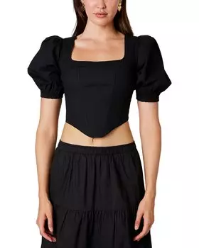 Корсетный топ NIA Seine, черный