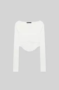 Корсетный топ с длинными рукавами PULL&amp;BEAR