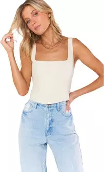 Корсетный топ Show Me Your Mumu, цвет Off-White
