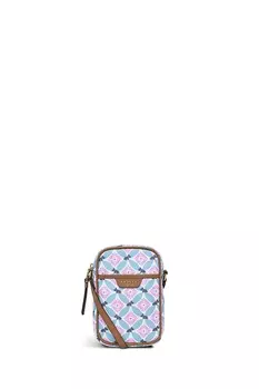 Корзина через плечо для телефона London Willow Walk Spring Geo Medium Radley, розовый