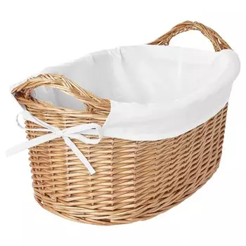 Корзина для белья, ива ручной работы, 40 л, TOLKNING IKEA