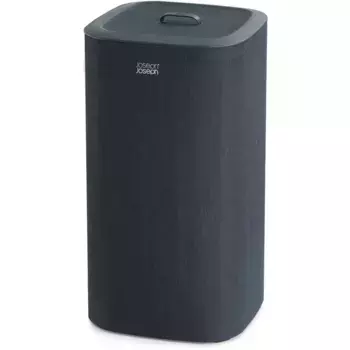 Корзина для белья Joseph Joseph «Tota», 60 литров, 2 отделения, съемная сумка для переноски с ручками, черный