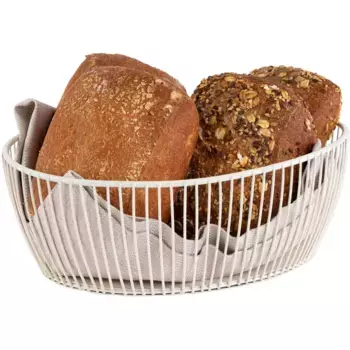 Корзина для хлеба APS «SVART», (1 шт.), 24 x 19 см, В: 8 см, цвет whisper white