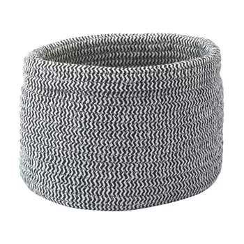 Корзина для хранения Aquanova, 24x18x16 см, серый/черный