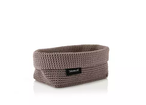 Корзина для хранения Blomus, 12x9x20 см, серо-коричневый