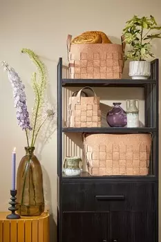 Корзина для хранения из фетра Mica Decorations, коричневый