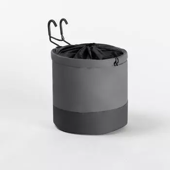 Корзина для складного велосипеда 10 л серо-черная Btwin