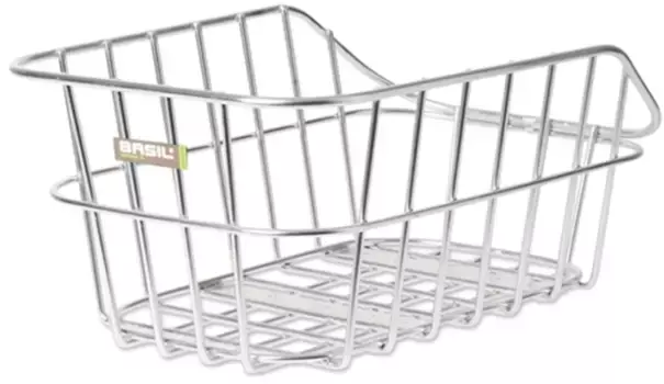Корзина для велосипеда Basil "Корзина на заднее колесо Basil "Cento", серебристый