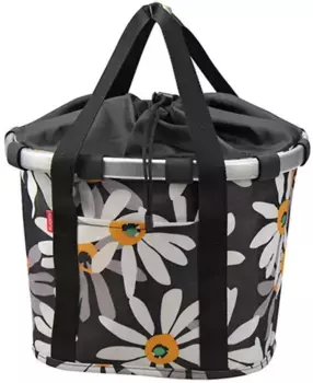 Корзина для велосипеда KlickFix "Корзина на переднее колесо Bike Basket", серый