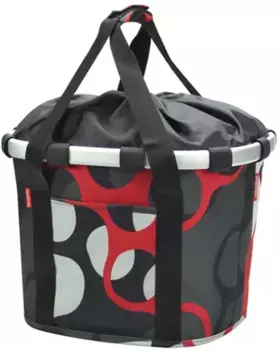 Корзина для велосипеда KlickFix "Корзина на переднее колесо Bike Basket", белый