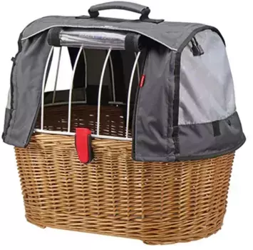 Корзина для велосипеда KlickFix "Плетеная корзина Doggy Basket Plus", цвет Natur