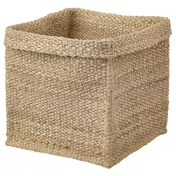 Корзина, джут, 30х30х35 см, TJILLEVIPS IKEA