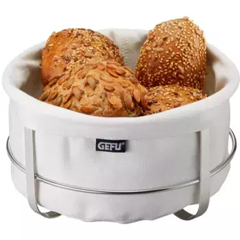 Корзина хлебная GEFU «БРАНЧ», (1 шт.), для выпечки. Идеально подходит для украшения стола, уютных моментов позднего завтрака, белый