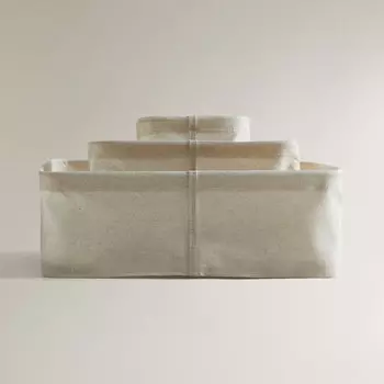 Корзина-органайзер для белья Zara Home, экрю