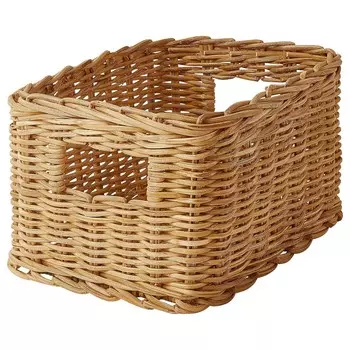 Корзина, ротанг ручной работы, 18х25х14 см, TRUMMIS IKEA
