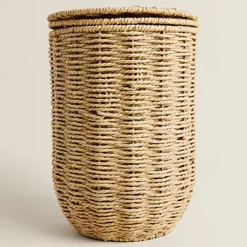 Корзина со съемной крышкой Zara Home Bathroom Wastepaper, коричневый