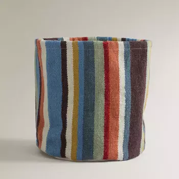 Корзина Zara Home Coloured Stripe