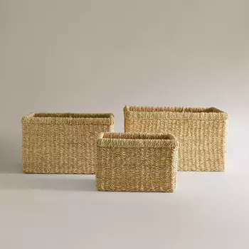Корзина Zara Home Rectangular Seagrass