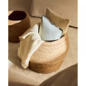 Корзина Zara Home Seagrass Oval, бежевый