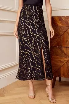 Косая с декоративными пуговицами Love & Roses, желтый