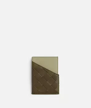 Косая визитница Intrecciato Bottega Veneta