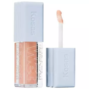 Kosas Wet Lip Oil Уплотняющий пептидный блеск для губ, цвет Jellyfish