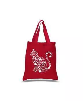 Кошачьи когти — маленькая большая сумка Word Art La Pop Art, синий