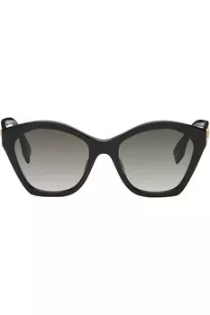 Кошачьи очки с надписями модель Lettering Fendi, мультиколор