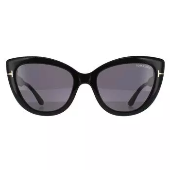 Кошачий глаз Блестящий Черный Дымчато-Серый Tom Ford, черный