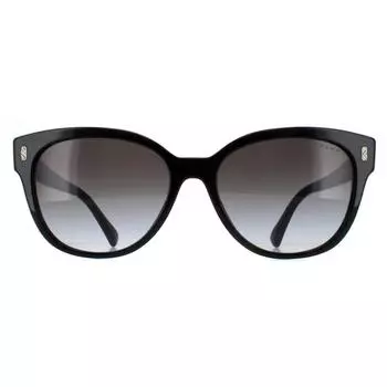 Кошачий глаз блестящий черный серый градиент RA5305U Ralph by Ralph Lauren, черный
