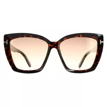 Кошачий глаз Темный Гавана Коричневый Зеркальный Скарлет FT0920 Tom Ford, коричневый