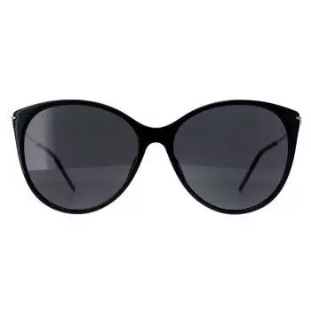 Кошачий глаз женский золотисто-серый gg1268s Gucci, черный