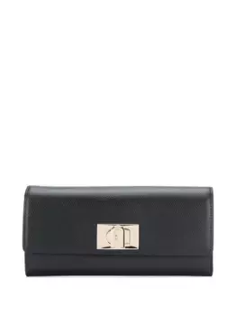 Кошелек 1927 из зернистой кожи Furla, черный