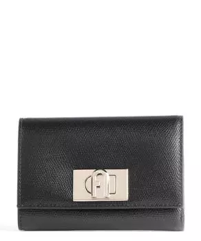 кошелек 1927 M из зерненой кожи Furla, черный