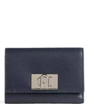 кошелек 1927 M из зерненой кожи Furla, синий