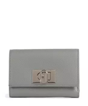 Кошелек 1927 m из зерненой кожи Furla, серый