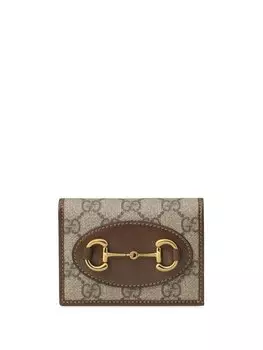 Кошелек 1955 Horsebit Gucci, бежевый
