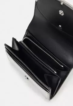 Кошелек 1DR CARD HOLDER BI-FOLD ZIP III Diesel, серебристый