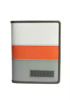 Кошелек 7clouds "Keron 7.1", из брезента, цвет White-Orange-Grey