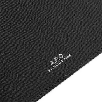 Кошелек A.P.C. London Embossed Leather Billfold Wallet