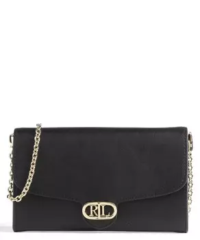Кошелек adair 20 из зернистой яловой кожи Lauren Ralph Lauren, черный