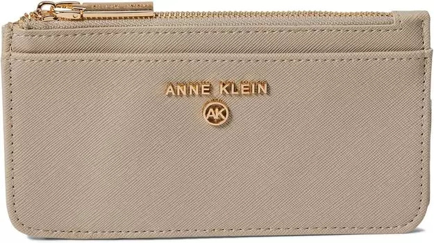 Кошелек Anne Klein Ak Top Zip Pouch With Logo, цвет Stone