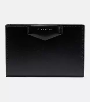Кошелек Antigona из кожи двойного сложения Givenchy, черный