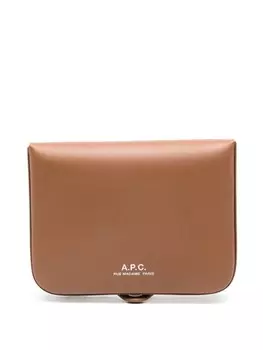 Кошелек APC Josh A.P.C., коричневый