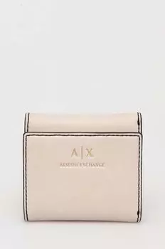 Кошелек Армани Биржа Armani Exchange, бежевый