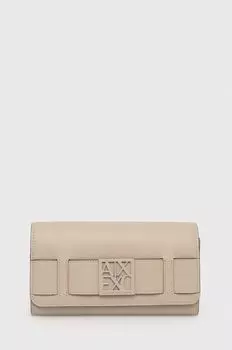 Кошелек Armani Exchange, бежевый