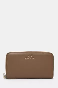 Кошелек Armani Exchange, коричневый